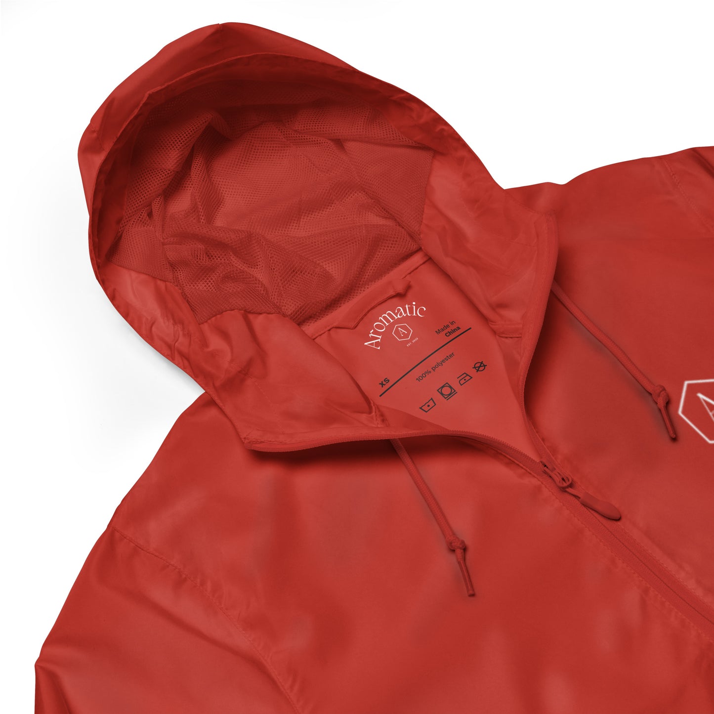 Red Lightweight Windbreaker
