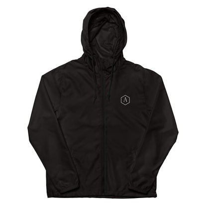 Black Lightweight Windbreaker