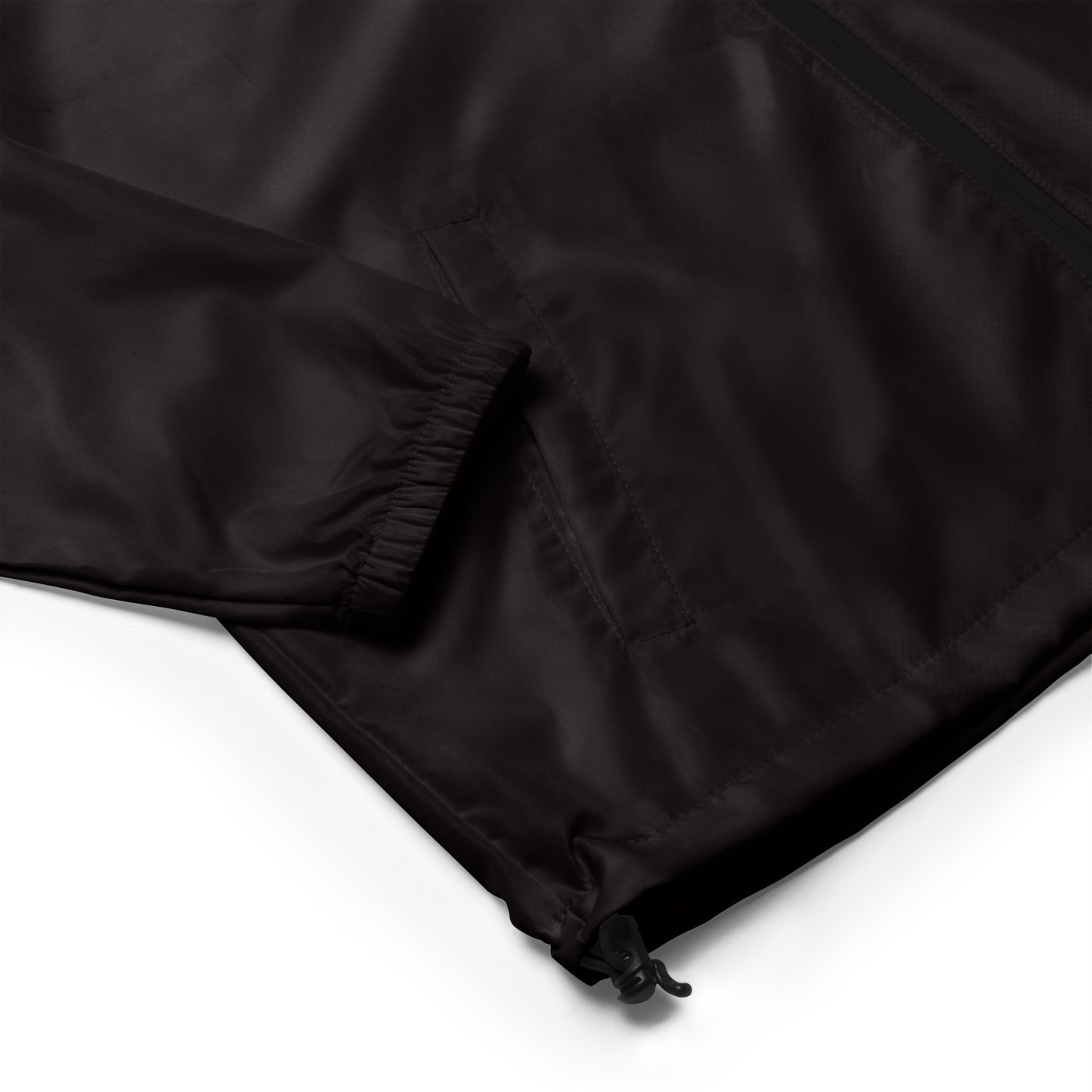 Black Lightweight Windbreaker