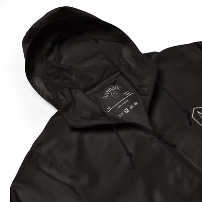 Black Lightweight Windbreaker