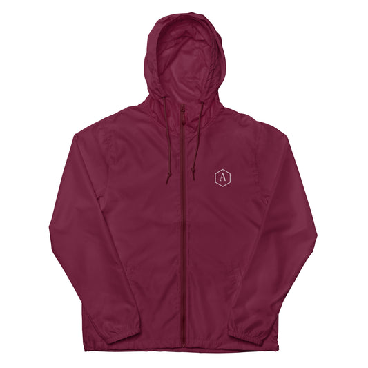 Maroon Lightweight Windbreaker