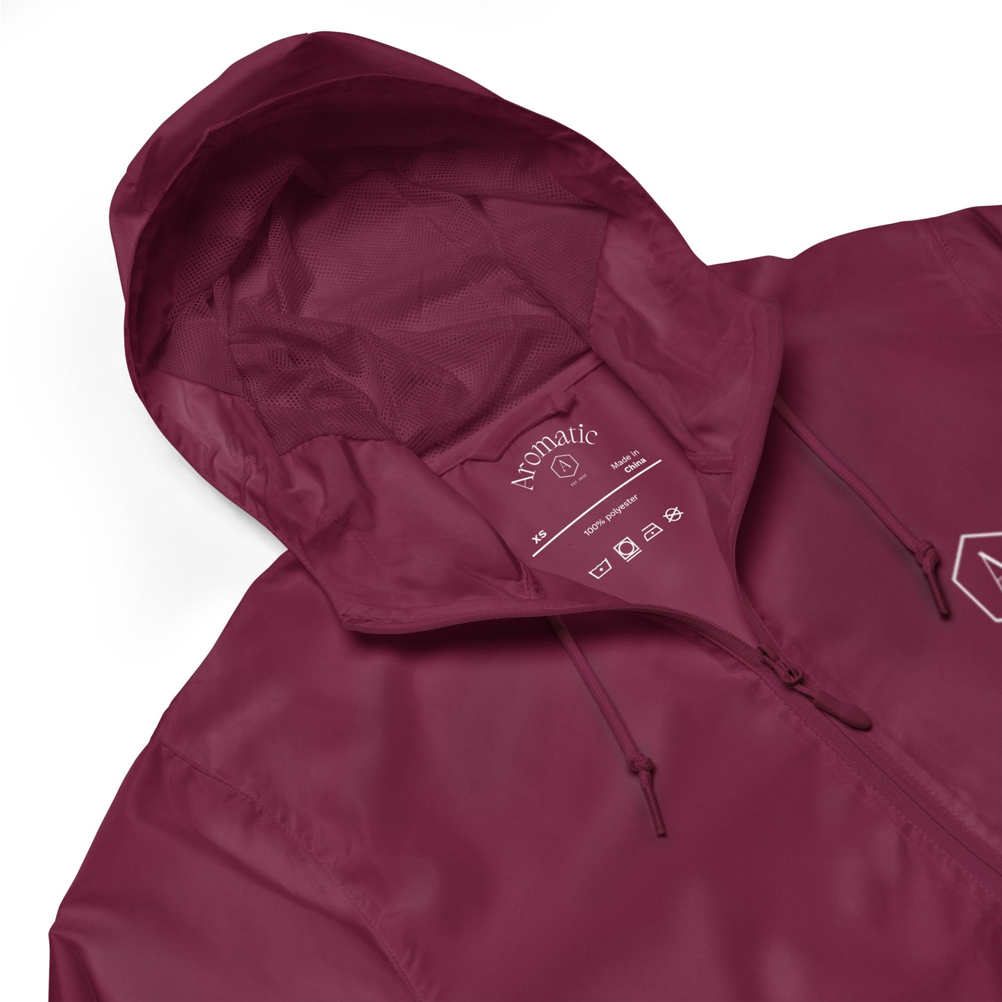 Maroon Lightweight Windbreaker